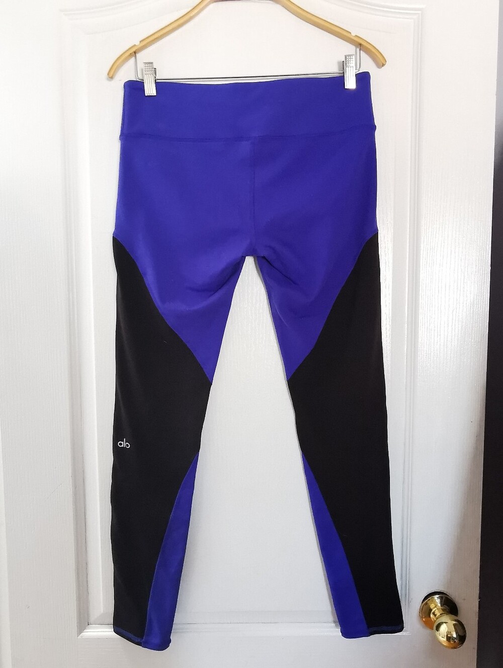 Alo Yoga Alo Illusion 4 Yoga Leggings size L Electric blue and Black - Picture 9 of 13